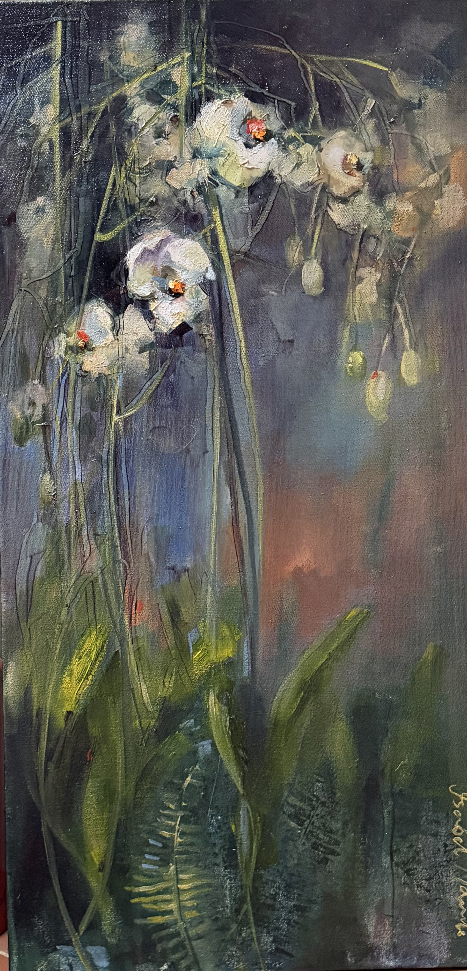 Orchid ll — oil on canvas