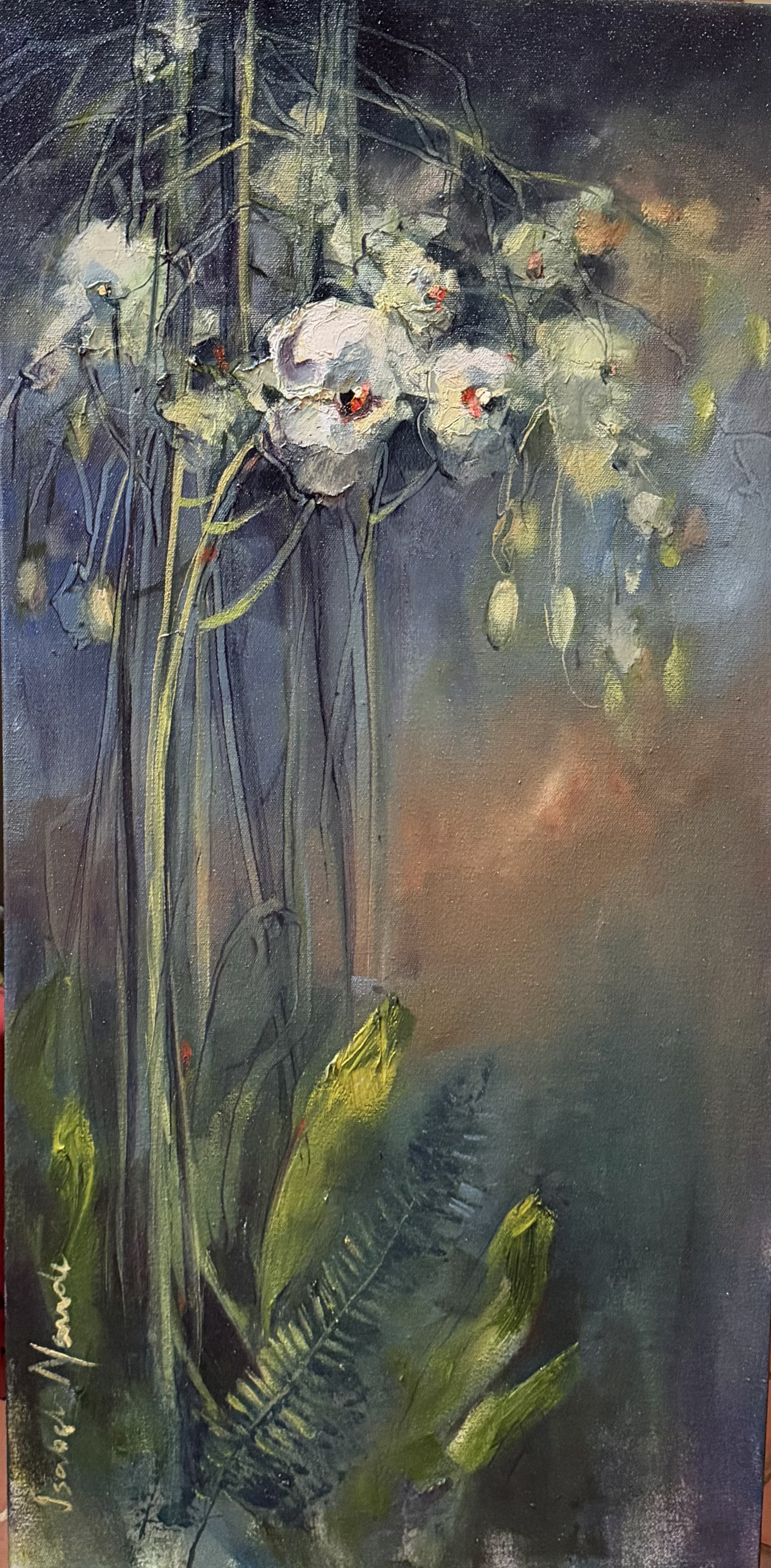 Orchid l — oil on canvas